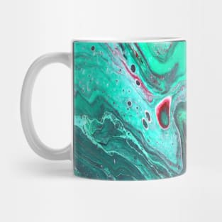 Green Marble Mug